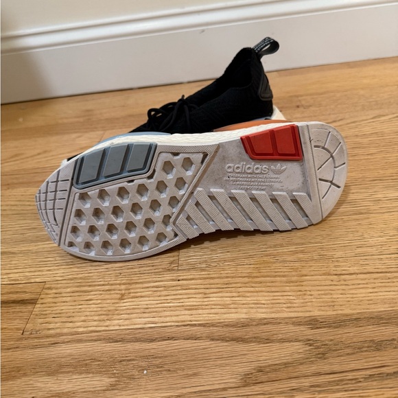 adidas NMD W1 Core Black Cloud White Clear Sky (Women's) - Picture 6 of 7